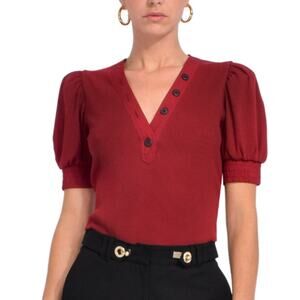 10 Crosby Derek Lam Red Blouse